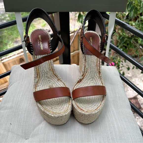 Authentic Saint Laurent Wedges size 10 - Picture 12 of 13